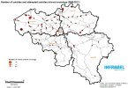 Suicide hotspots at level crossings in Belgium(Source: INFRABEL