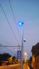 Example from Belgium(Blue lights installed on platforms at Dave-Saint-Martin station (near Namur)